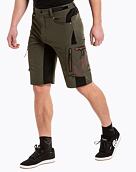 Pánske bike šortky Meatfly Duke, Olive