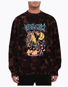 Pánska mikina Volcom Fa Max Sherman Crew, Bitter Chocolate