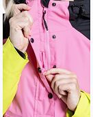 Dámska bunda SNB & SKI Meatfly Aiko, Acid Lime/Hot Pink