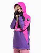 Dámska SNB & SKI bunda Meatfly Aiko, Petunia/Black