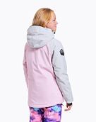 Detská SNB & SKI bunda Meatfly Deliah, Grey/Pastel Pink