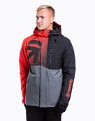 Pánska SNB & SKI bunda Meatfly Shader, Ferrari Red/Dark Grey