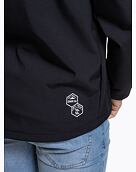 Pánska softshell bunda Meatfly Rasmussen, Logo Black