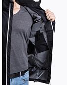 Pánska hardshell bunda Meatfly Bryce, Black Ripstop