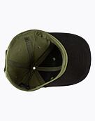 Šiltovka Meatfly Wayne Flexfit, Basic Logo Olive / Black