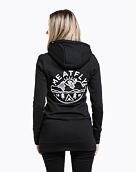 Dámska mikina Meatfly Jinx, White/Black