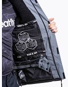 Pánska SNB & SKI bunda Meatfly Vertigo, Dark Grey / Black