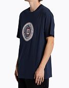 Pánske tričko DC Shoes Throwback, Dress Blues