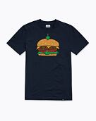 Pánske tričko Etnies Etnies Burger Tee, Navy