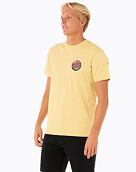 Pánske tričko Rip Curl Wettie Passage Icon, Straw