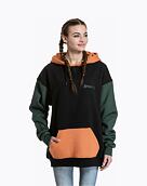 Unisex mikina Meatfly Fry, Green / Sunbrun