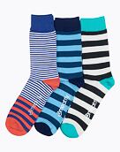 Ponožky Meatfly Lexy Gift Pack, Stripes