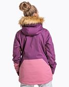 Dámska bunda SNB & SKI bunda Meatfly Athena Premium, Plum/Dusty Rose