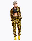 Dámska bunda Pura Vida Berry Bomber, Yellow/Black