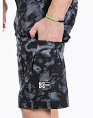 Pánske kraťasy Meatfly Icon, Black Storm Camo