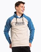 Pánska technická mikina Meatfly Gravel, Slate Blue/Sand