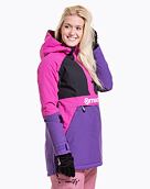 Dámska SNB & SKI bunda Meatfly Aiko, Petunia/Black