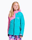 Detská SNB & SKI bunda Meatfly Deliah, Hot Pink/Turquoise