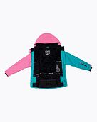 Detská SNB & SKI bunda Meatfly Deliah, Hot Pink/Turquoise