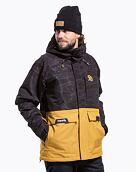 Pánska SNB & SKI bunda Meatfly Vertigo, Wood/Morph Black