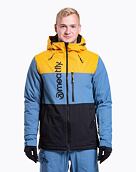Pánska SNB & SKI bunda Meatfly Manifold, Slate Blue/Black