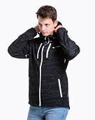 Pánska softshell bunda Meatfly Rasmussen, Morph Black