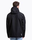 Pánska hardshell bunda Meatfly Bryce, Black Ripstop
