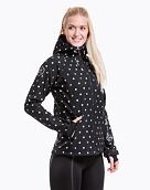 Dámska softshell bunda Meatfly Zaja, Dots Black