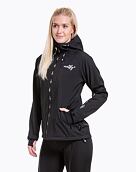 Dámska softshell bunda Meatfly Zaja, Logo Black