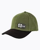 Šiltovka Meatfly Wayne Flexfit, Brand Olive / Black