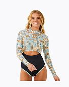 Dámske plavky Rip Curl Block Party Ls Good, Blue