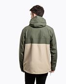 Pánska street bunda Meatfly Garen, Olive/Deep Sand
