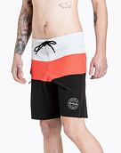 Pánske plavky Meatfly Mitch Boardshorts 21", Red Orange / Black