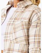 Dámska bunda Rip Curl High Tide Soft Flannel, Bone