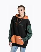 Unisex mikina Meatfly Fry, Green / Sunbrun