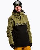Pánska SNB & SKI bunda Meatfly Slinger Premium, Green Leaves/Black