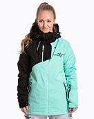 Dámska bunda SNB & SKI bunda Meatfly Deborah Premium, Green Mint