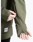 Dámska softshell bunda Meatfly Alita, Olive