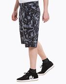 Pánske kraťasy Meatfly Syndróm, Black Storm Camo Ripstop