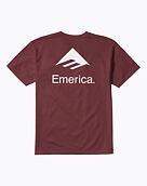 Pánske tričko Emerica Lockup, Burgundy