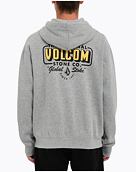 Pánska mikina Volcom Watanite Zip Fleece, Heather Grey
