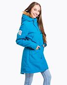 Dámska parka Meatfly Amber, Teal Blue