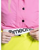 Dámska bunda SNB & SKI Meatfly Aiko, Acid Lime/Hot Pink