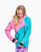 Detská SNB & SKI bunda Meatfly Deliah, Hot Pink/Turquoise