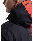 Pánska SNB & SKI bunda Meatfly Shader, Ferrari Red/Dark Grey