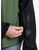 Pánska softshell bunda Meatfly Rasmussen, Forest Green/Black