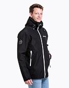 Pánska hardshell bunda Meatfly Bryce, Black Ripstop