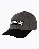 Šiltovka Meatfly Wayne Flexfit, Grey / Black Basic Logo