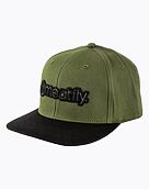 Šiltovka Meatfly Tyler Snapback, Logojam Olive / Black
