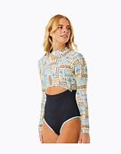 Dámske plavky Rip Curl Block Party Ls Good, Blue